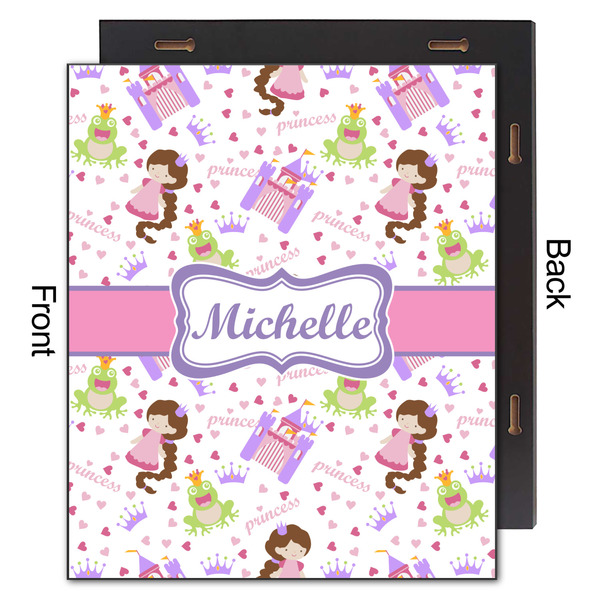 Princess Print 20x24 Wood Print - Front & Back View