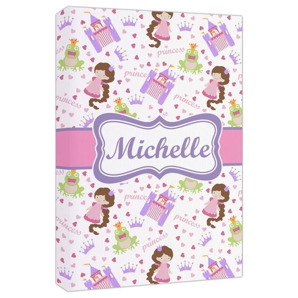 Custom Princess Print Canvas Print - 20x30 (Personalized)