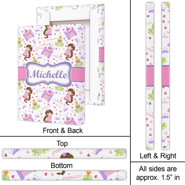 Princess Print 20x30 - Canvas Print - Approval