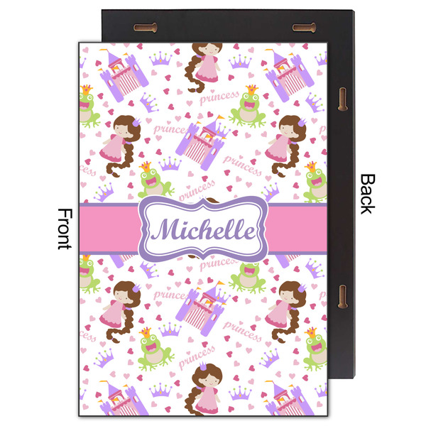 Princess Print 20x30 Wood Print - Front & Back View