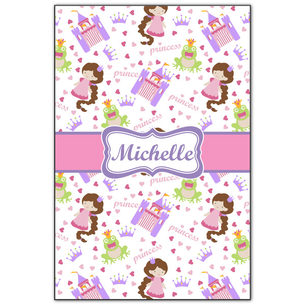 Custom Princess Print Wood Print - 20x30 (Personalized)