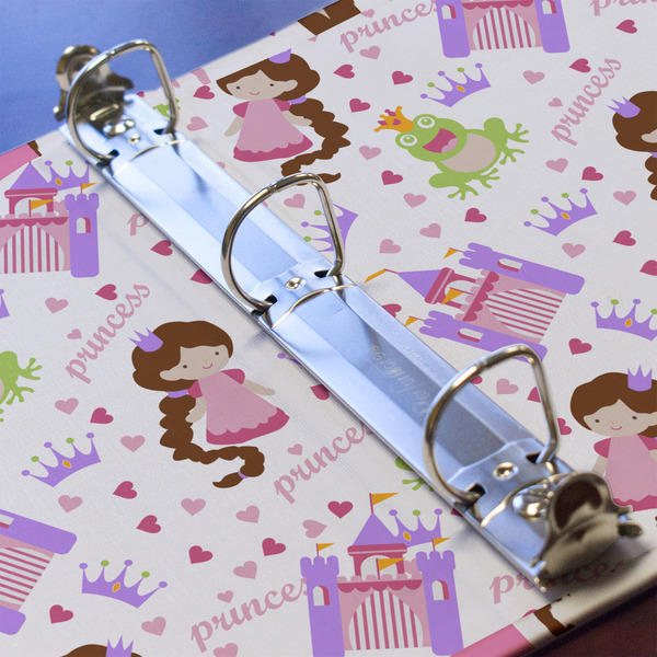 Princess Print 3 Ring Binders - Full Wrap - 1" - DETAIL