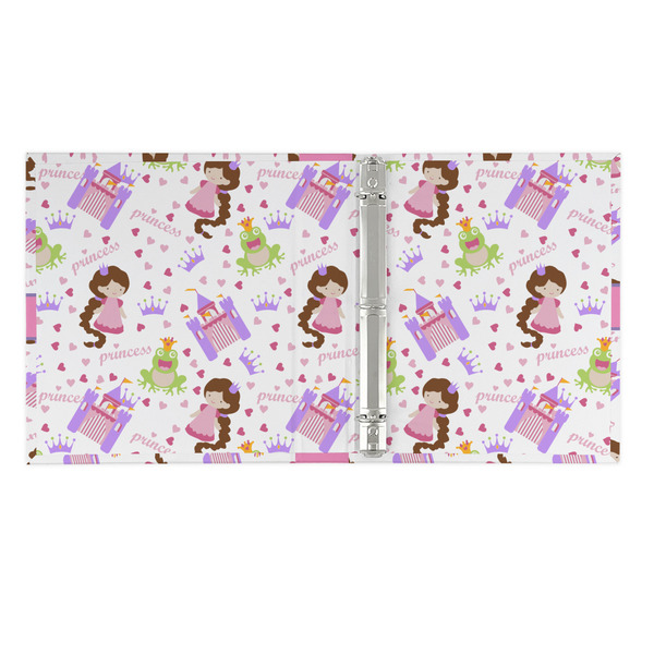 Princess Print 3 Ring Binders - Full Wrap - 1" - OPEN INSIDE