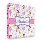 Princess Print 3 Ring Binder - Full Wrap - 2" (Personalized)
