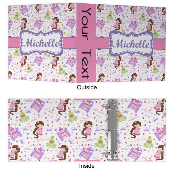 Princess Print 3 Ring Binders - Full Wrap - 3" - APPROVAL