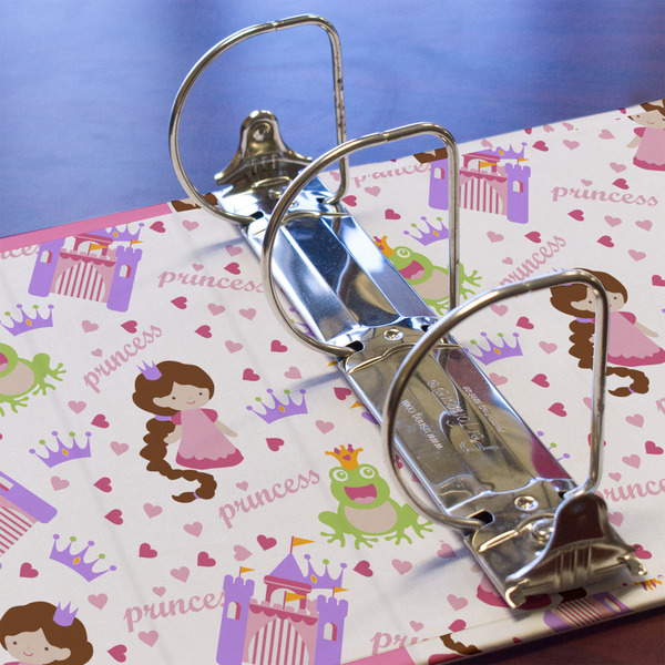 Princess Print 3 Ring Binders - Full Wrap - 3" - DETAIL
