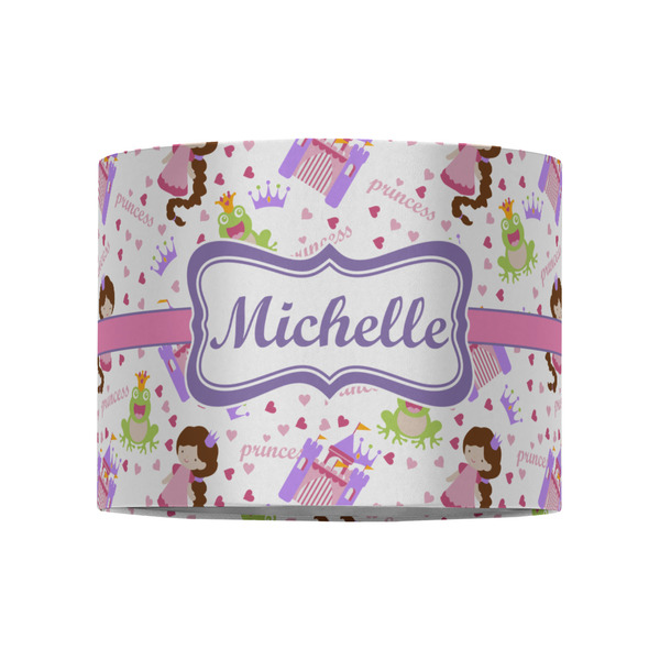 Princess Print 8" Drum Lampshade - FRONT (Fabric)
