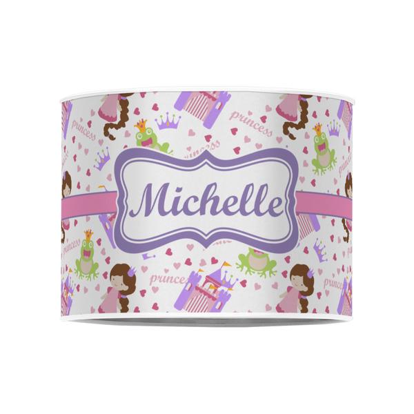 Princess Print 8" Drum Lampshade - FRONT (Poly Film)