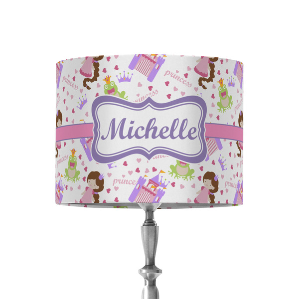 Custom Princess Print 8" Drum Lamp Shade - Fabric (Personalized)