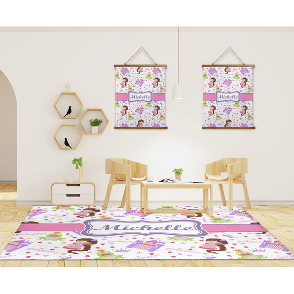 Princess Print 8'x10' Indoor Area Rugs - IN CONTEXT