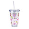 Princess Print 16oz Double Wall Acrylic Tumbler with Lid & Straw - Full Print (Personalized)