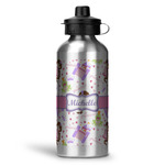 Princess Print Water Bottle - Aluminum - 20 oz (Personalized)