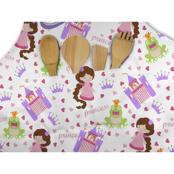 Princess Print Apron - Pocket Detail with Props