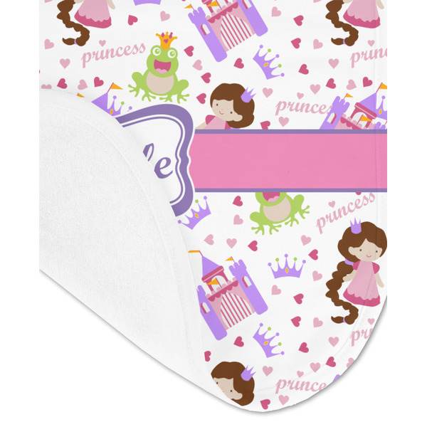 Princess Print Baby Bib - AFT detail
