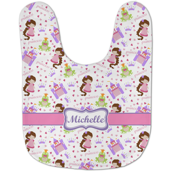 Princess Print Baby Bib - AFT flat