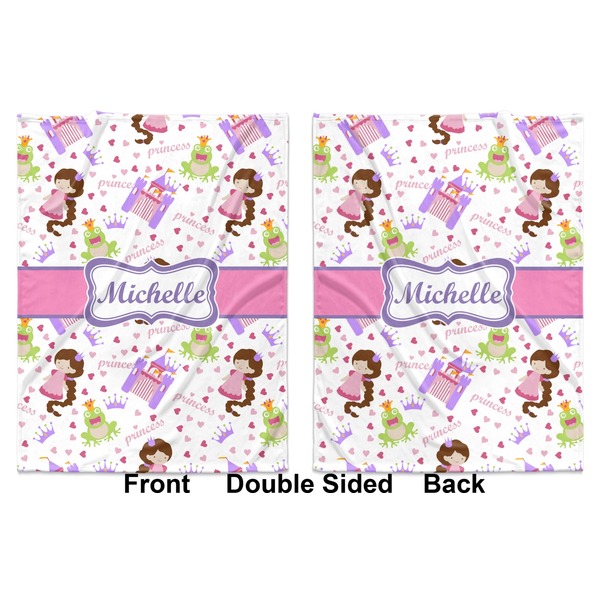 Princess Print Baby Blanket (Double Sided - Printed Front and Back)