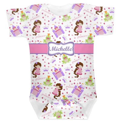 Princess Print Baby Bodysuit (Personalized)