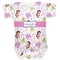 Princess Print Baby Bodysuit 3-6 (Personalized)