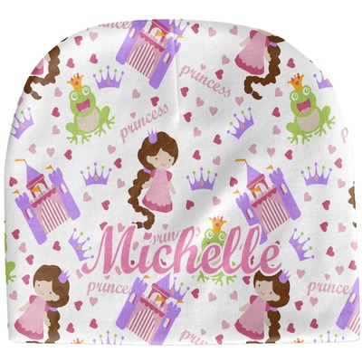 Princess Print Baby Hat (Beanie) (Personalized)