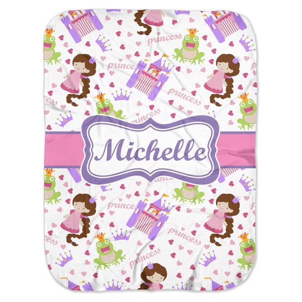 Custom Princess Print Baby Swaddling Blanket (Personalized)