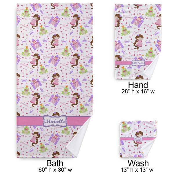 Princess Print Bath Towel Sets - 3-piece - Approval