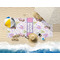 Princess Print Beach Towel Lifestyle