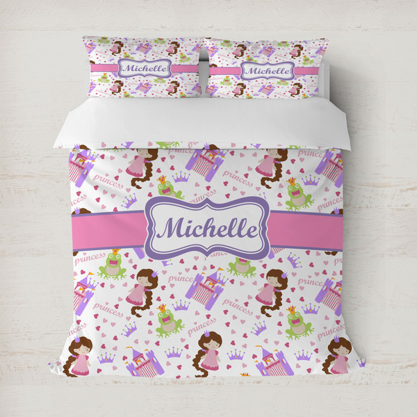 Custom Princess Print Duvet Cover (Personalized)