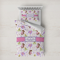 Princess Print Duvet Cover Set - Twin XL (Personalized)