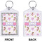Princess Print Bling Keychain (Front + Back)