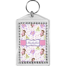 Princess Print Bling Keychain (Personalized)
