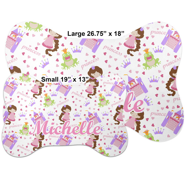 Princess Print Bone Shaped Mat Comparison