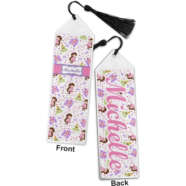 Princess Print Bookmark with tassel - Front and Back