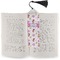 Princess Print Bookmark with tassel - In book