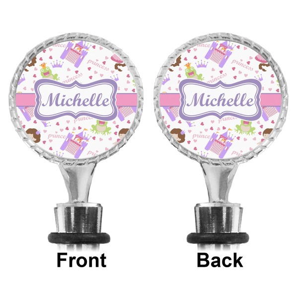 Princess Print Bottle Stopper - Front and Back