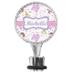 Princess Print Wine Bottle Stopper (Personalized)