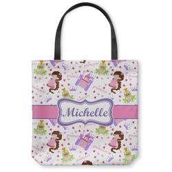 Princess Print Canvas Tote Bag (Personalized)