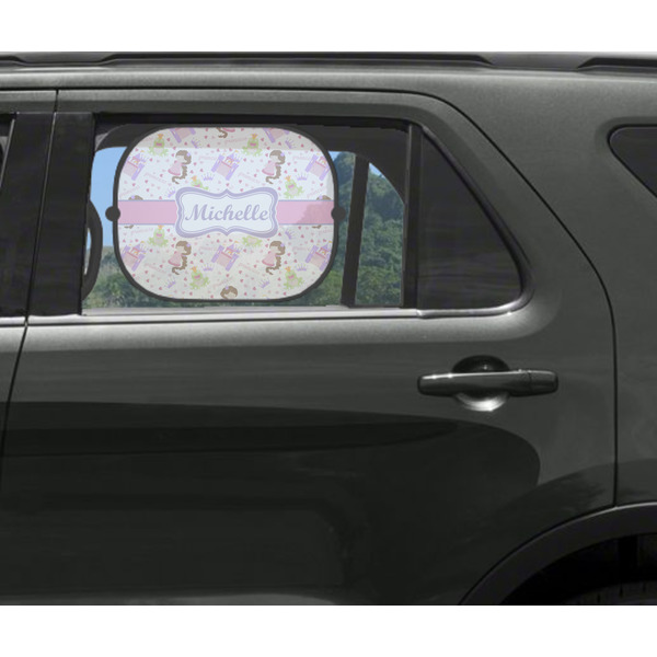 Princess Print Car Sun Shade Black - In Car Window