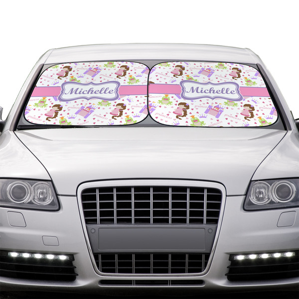 Princess Print Car Sun Shades - IN CONTEXT