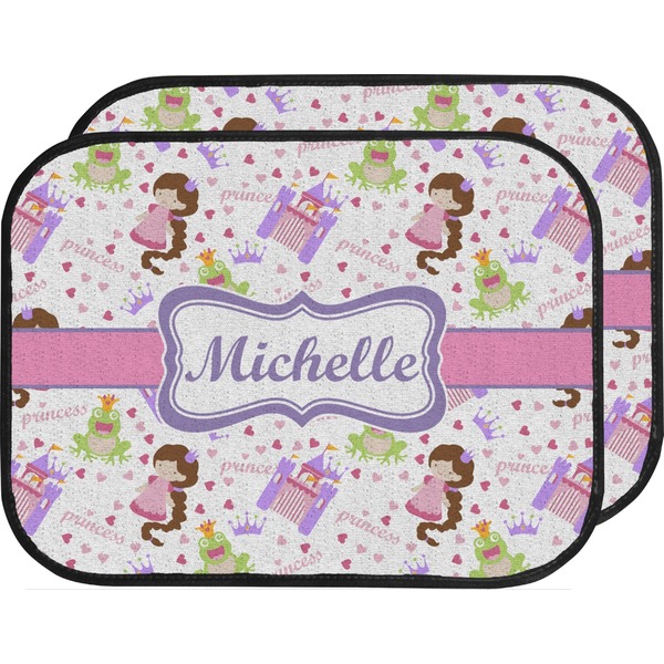Princess Print Custom Car Floor Mats (Back Seat)