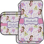 Princess Print Car Floor Mats Set - 2 Front & 2 Back (Personalized)