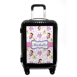 Princess Print Carry On Hard Shell Suitcase (Personalized)