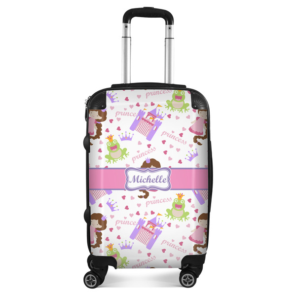 Custom Princess Print Suitcase - 20" Carry On (Personalized)