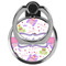 Princess Print Cell Phone Ring Stand & Holder - Front (Collapsed)