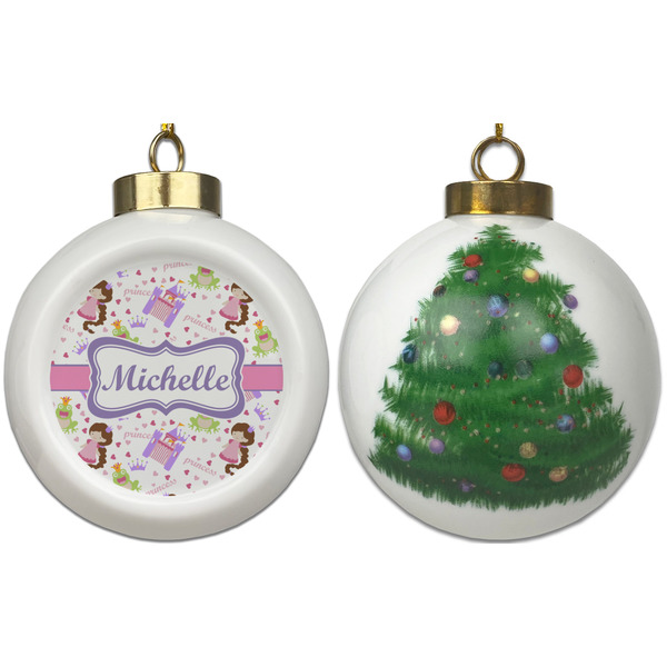Princess Print Ceramic Christmas Ornament - X-Mas Tree (APPROVAL)