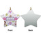 Princess Print Ceramic Flat Ornament - Star Front & Back (APPROVAL)