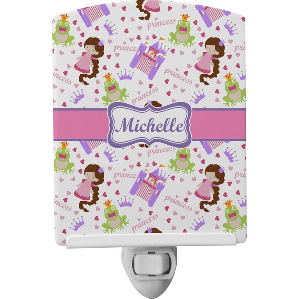 Custom Princess Print Ceramic Night Light (Personalized)