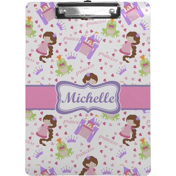 Custom Princess Print Clipboard (Letter Size) (Personalized)
