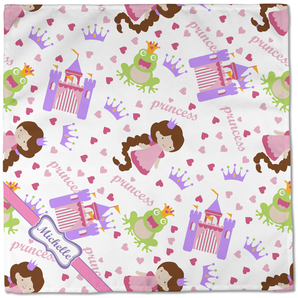 Princess Print Cloth Napkins - Personalized Dinner (Full Open)