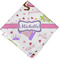 Princess Print Cloth Napkins - Personalized Lunch (Folded Four Corners)