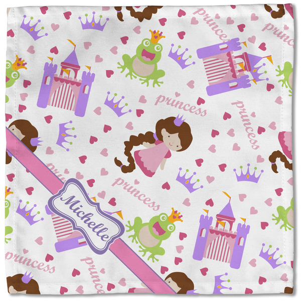 Princess Print Cloth Napkins - Personalized Lunch (Single Full Open)